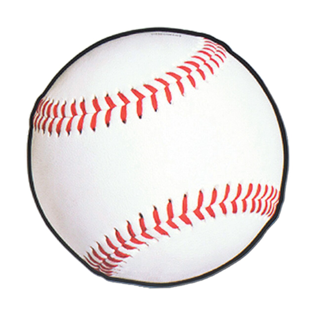 Party Central Club Pack of 24 White and Red Baseball Cutout World Series Party Decorations 13.5"